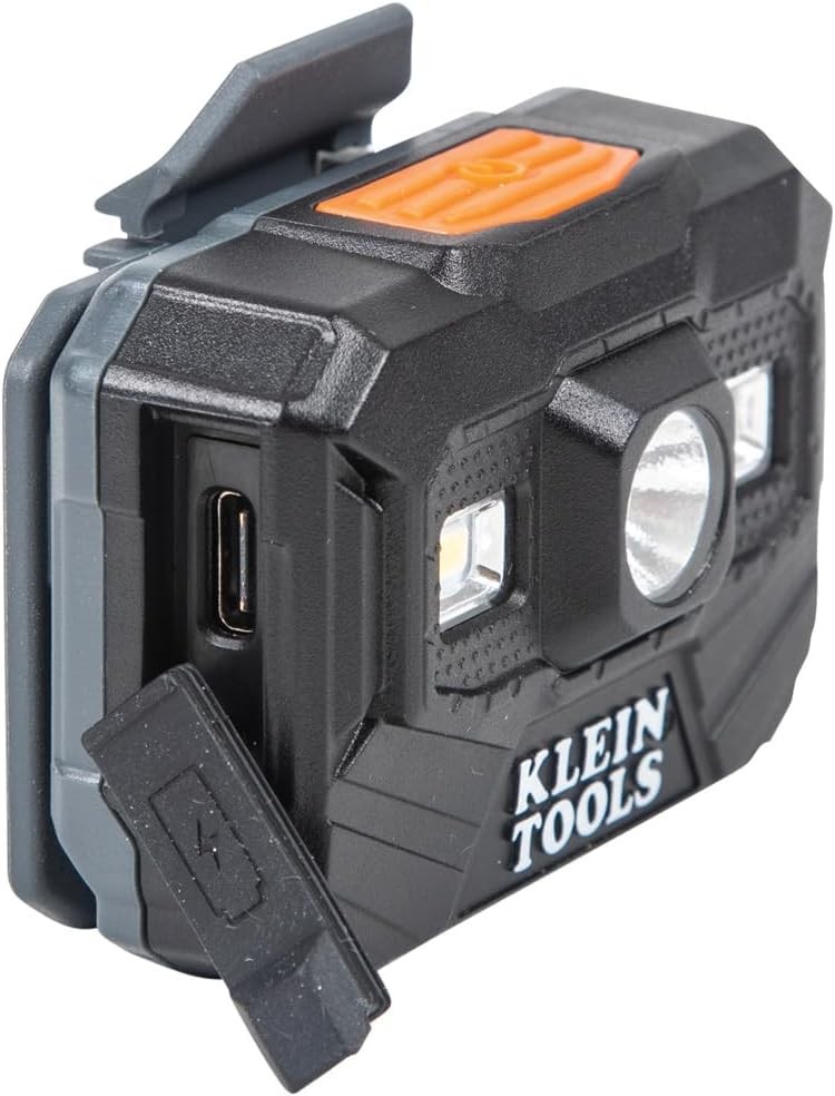 Klein Tools 56062 Rechargeable LED Headlamp / Worklight for One Size, Black