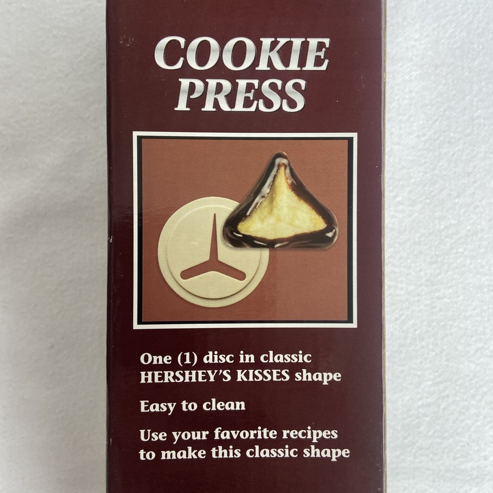 Hershey Kisses Cookie Press Kit 21 Discs 6 Tips Cookie Baking Decorating