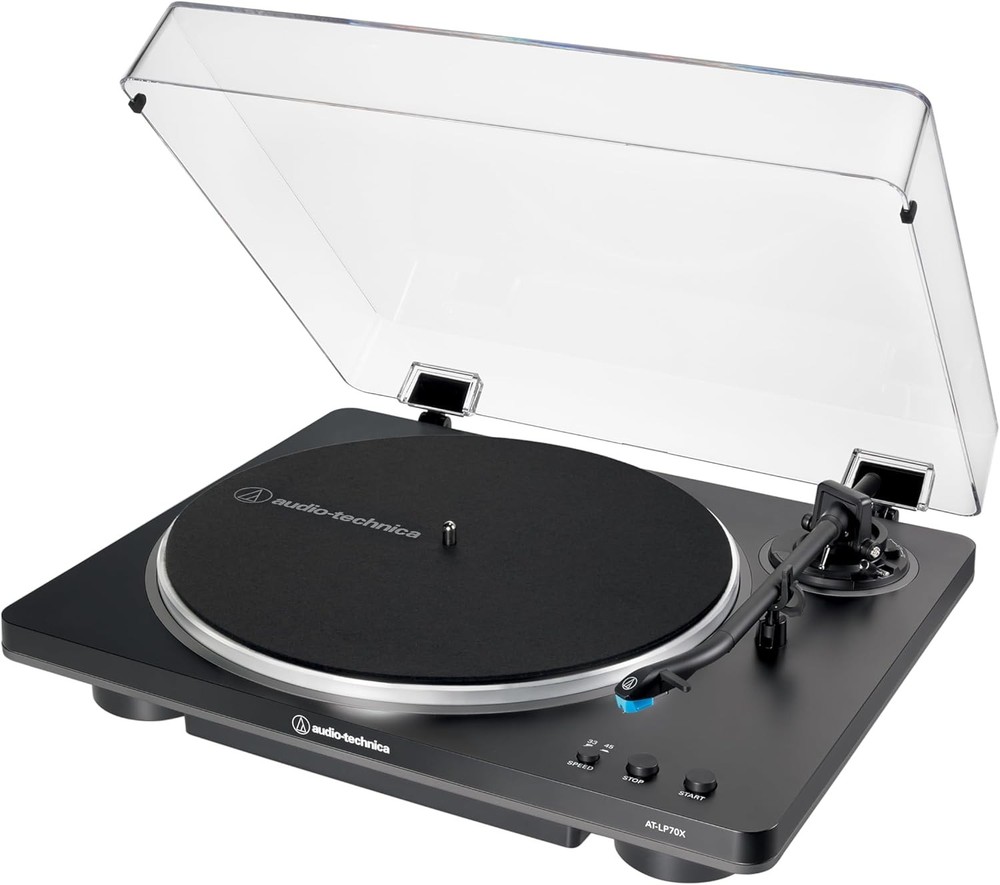Audio-Technica AT-LP70X Automatic Turntable (Black/Grey)