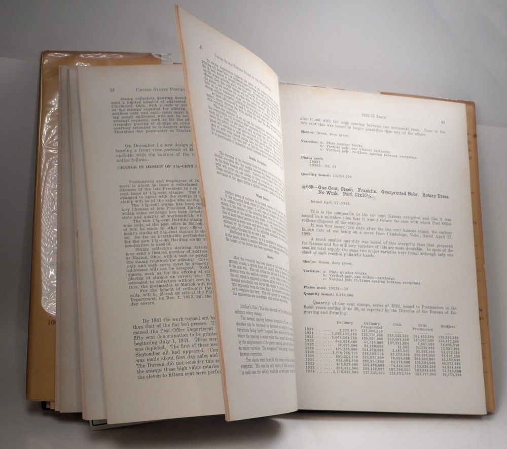 Max Johl Beverly King US Postage Stamps 20th Century 4 Vol Set Signed Philately