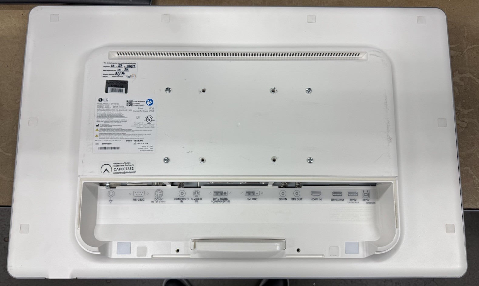 LG 27HK510S 27" Full HD IPS Surgical/Medical Monitor