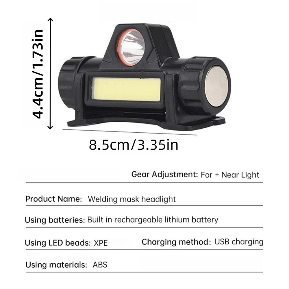 Maintenance Accessory: Automatic Dimming Headlight For Welding Helmet 2-Pack