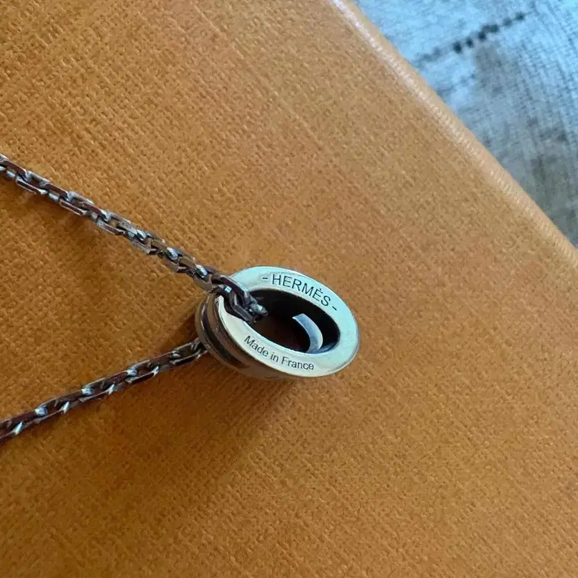 Hermès Mini Pop-Ash Necklace, Authentic, Lightly Used