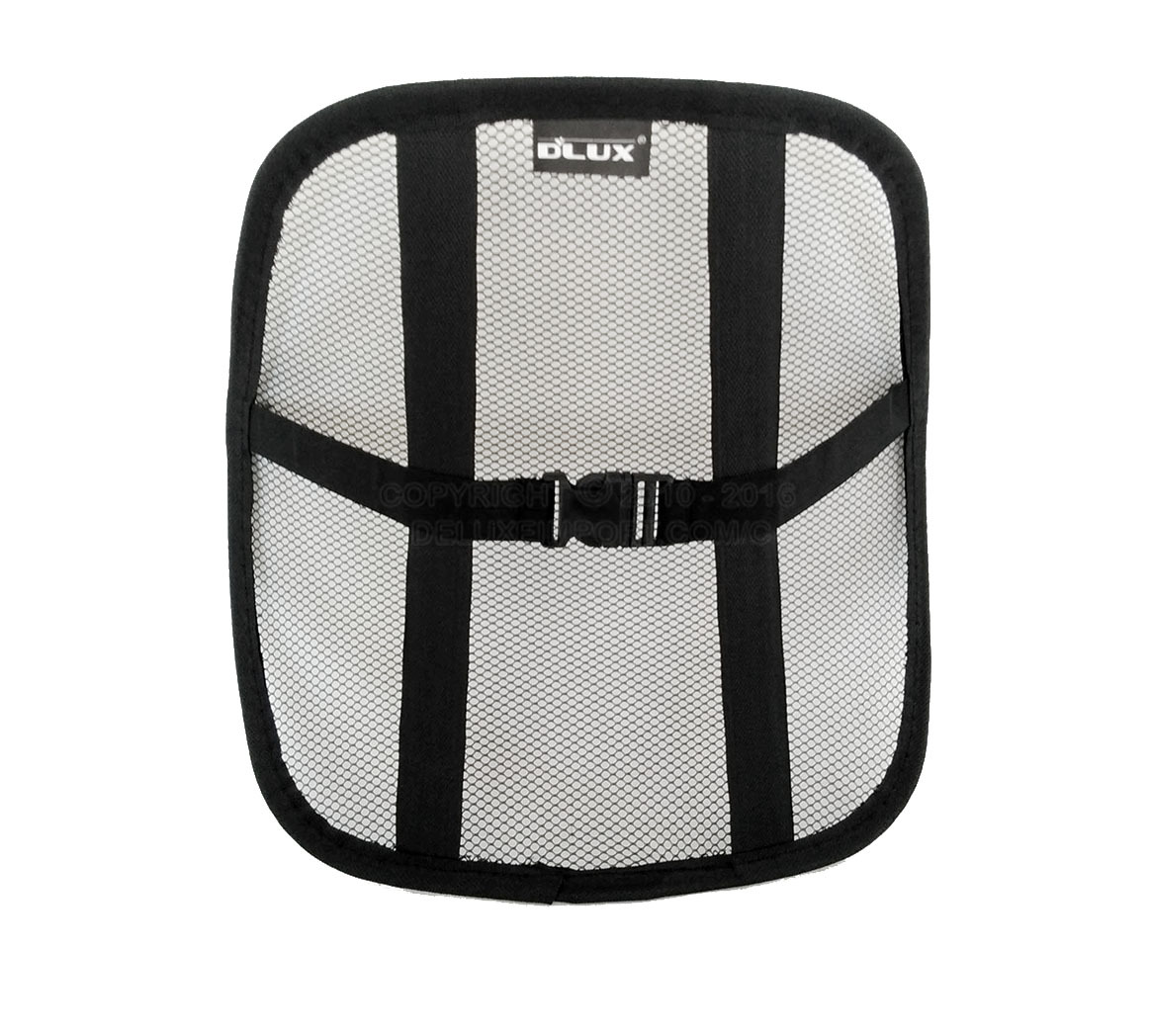 DLUX New Buckle Strap Thicker Back Mesh Lumbar Support