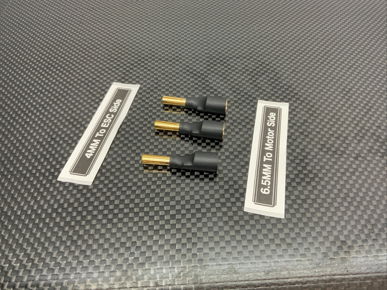 6.5mm Female To 4mm Male Bullet Connector Adapter For RC 6.5mm Motor & 4mm ESC