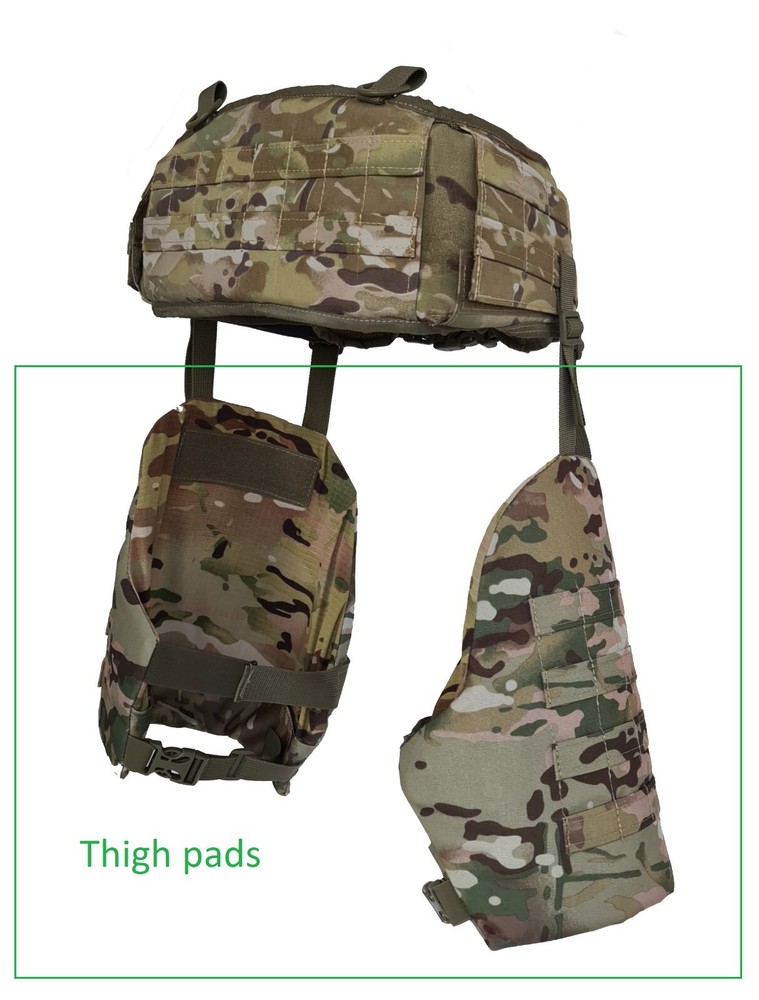 Tactical Thigh Platform Multicam CP Large Drop Leg Rig Set Empty Chassis Kinetic