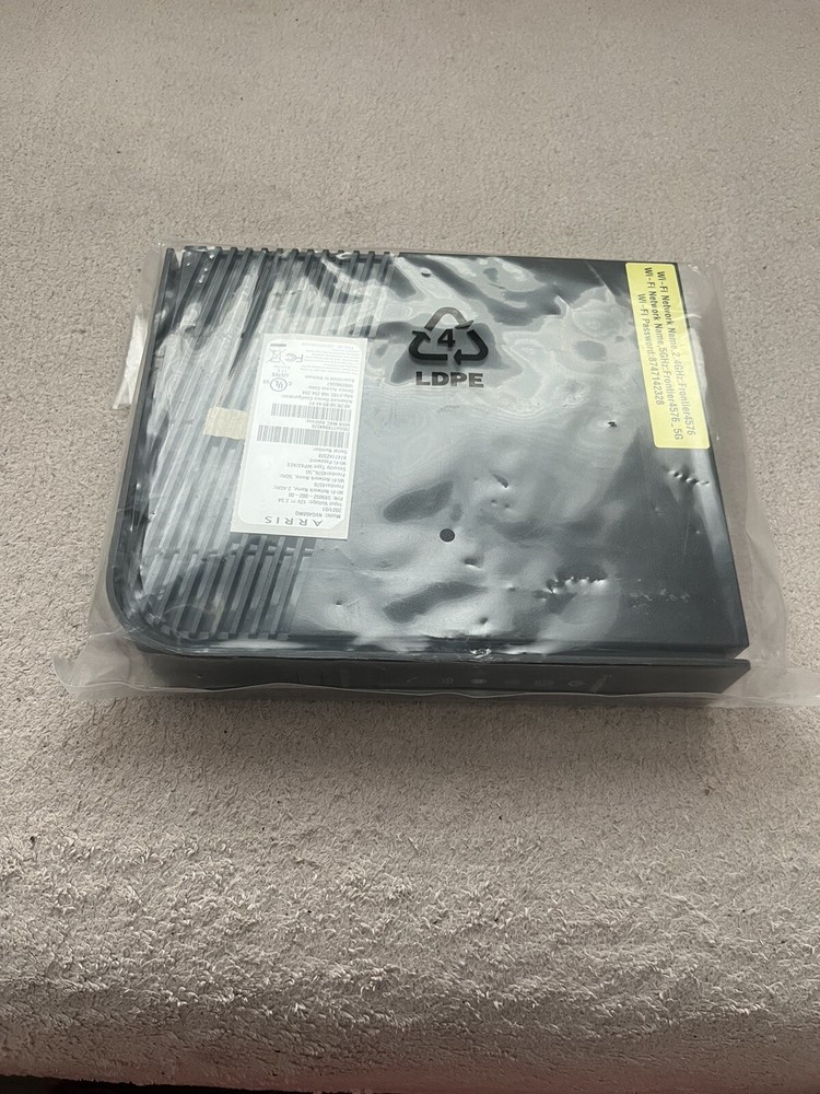 Arris Wireless Internet Modem-Black-Model NVG468MQ-Electronics-2021