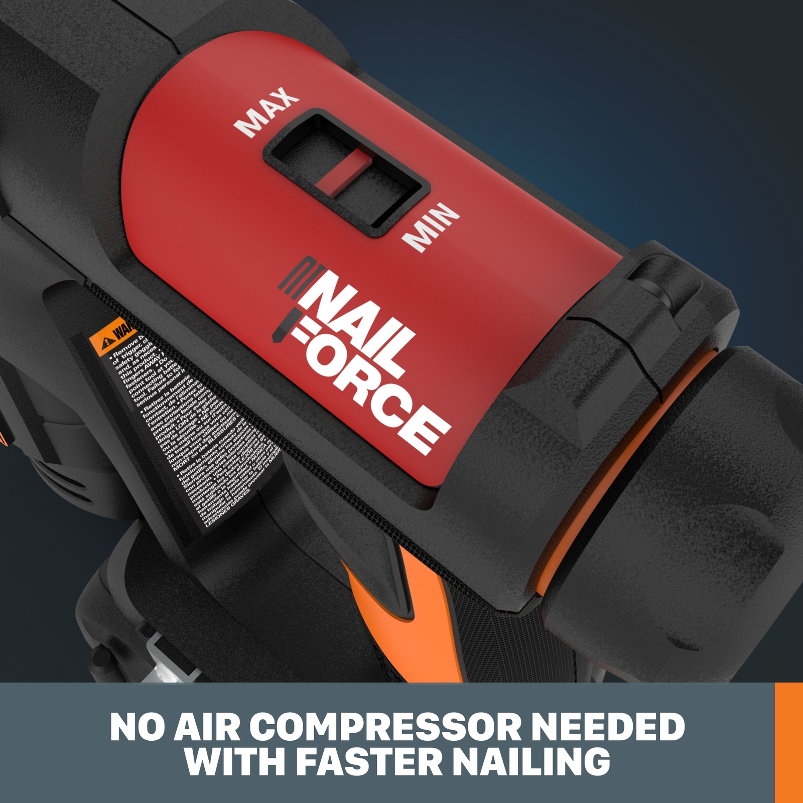 WX843L.9 Worx Nitro 20V 3/8" Crown Stapler w/ Air Impact (Tool Only/No Battery)