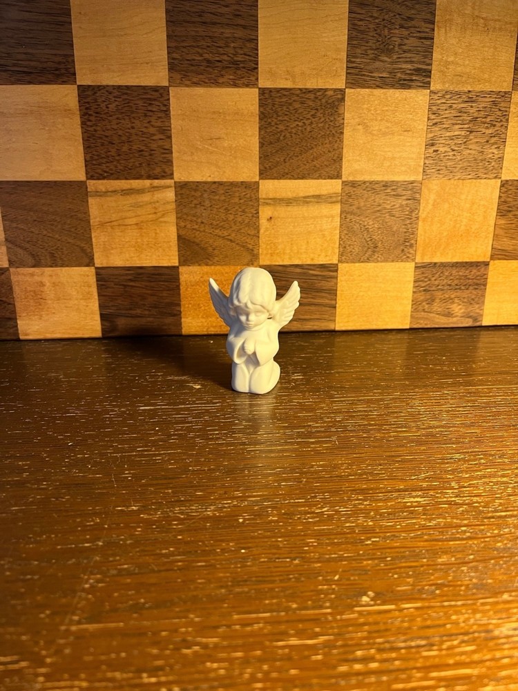 Vintage White Ceramic Angel