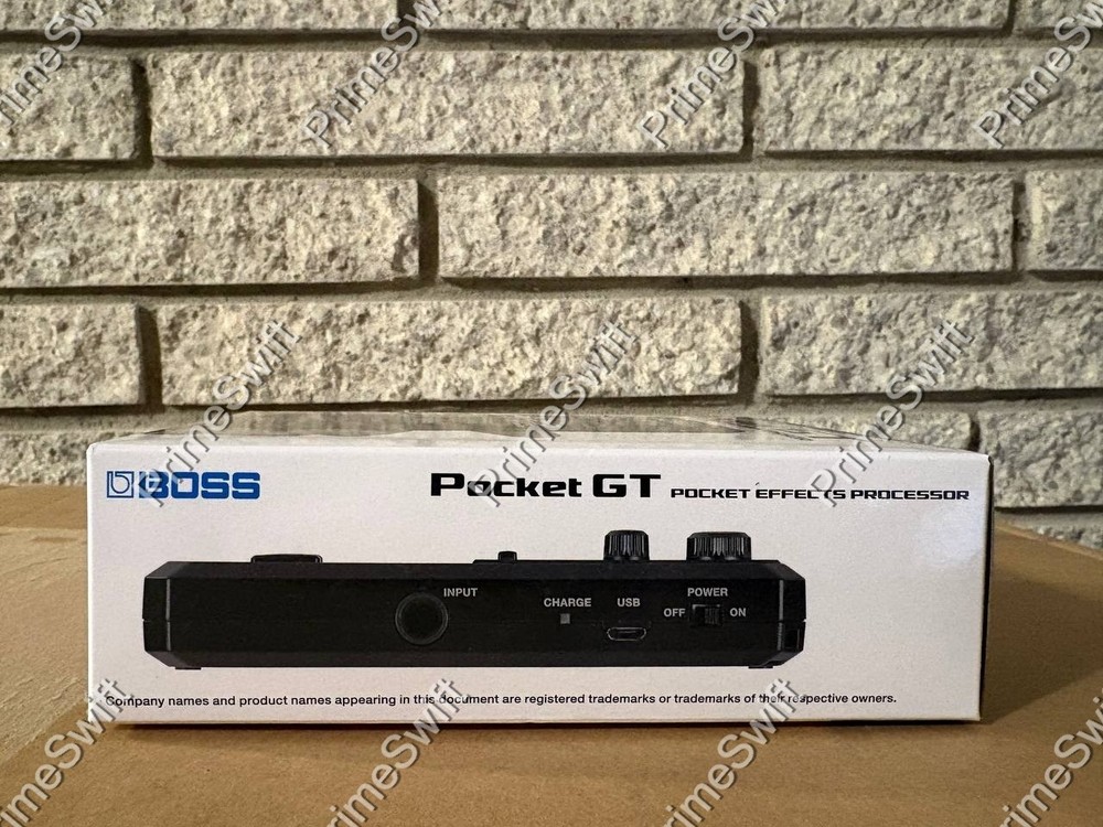 Boss Pocket GT Guitar Effects Processor Bluetooth Usb Rechargeable Portable, NEW