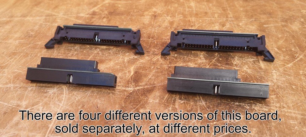 Synclavier 68-pin Mini-Centronics MD68M to 50-pin Ejector Header SCSI Adapter