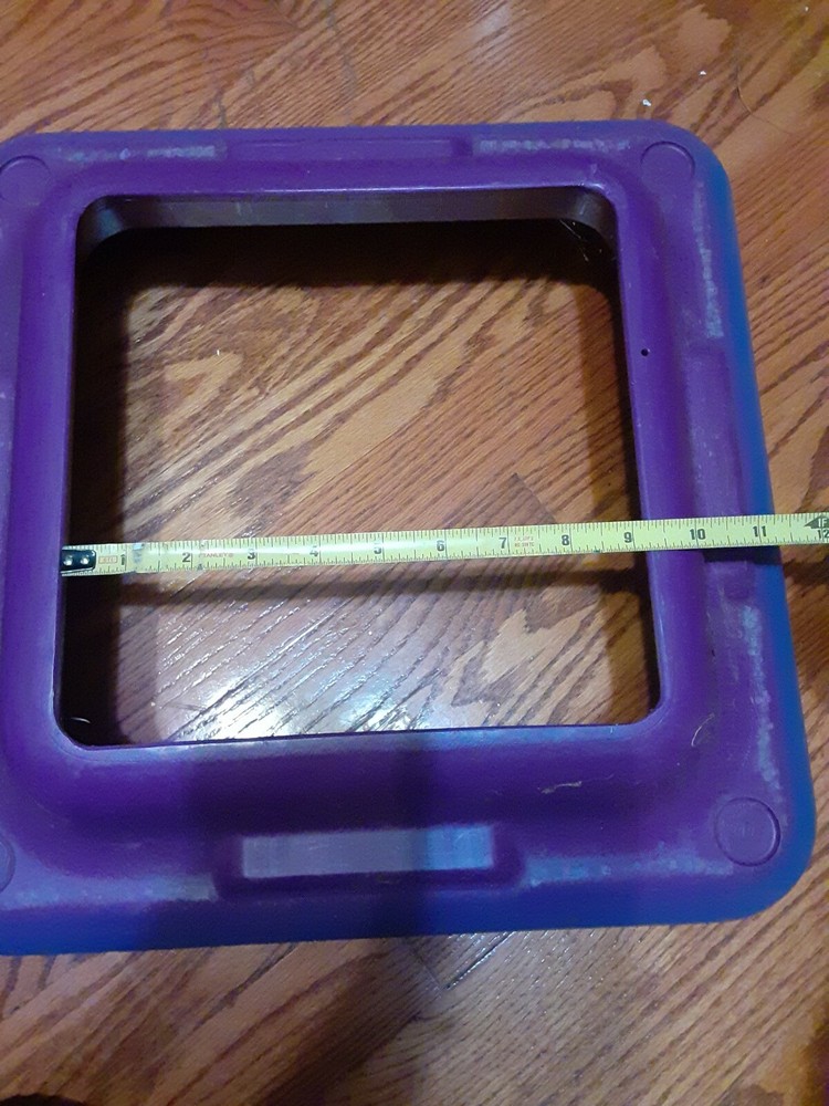 TWO RISERS For THE STEP Aerobics 16"x16" Stepper Exercise PURPLE