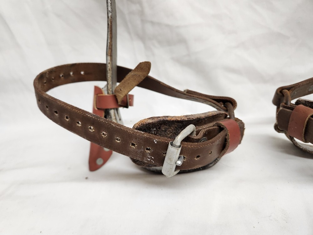 Buckingham Lineman Adjustable Pole Tree Climbing Gaffs/Spikes Model 9403 Pair