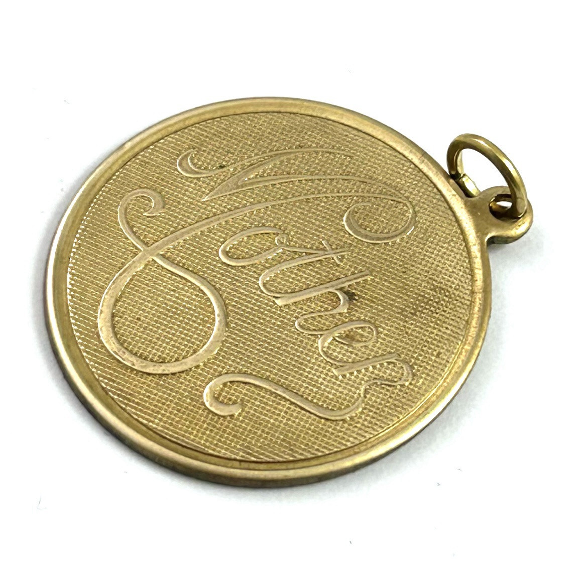 Vintage Charm MOTHER Necklace Pendant Brass Tarnish Vintage Jewelry Gift For Mom