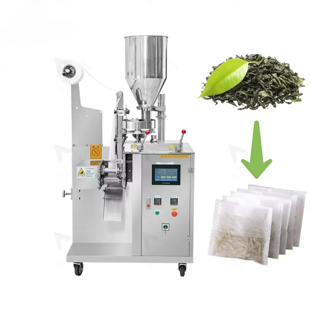 High Speed Small Teabag Scale Tea Bag Making Packing Machine with Thread Line