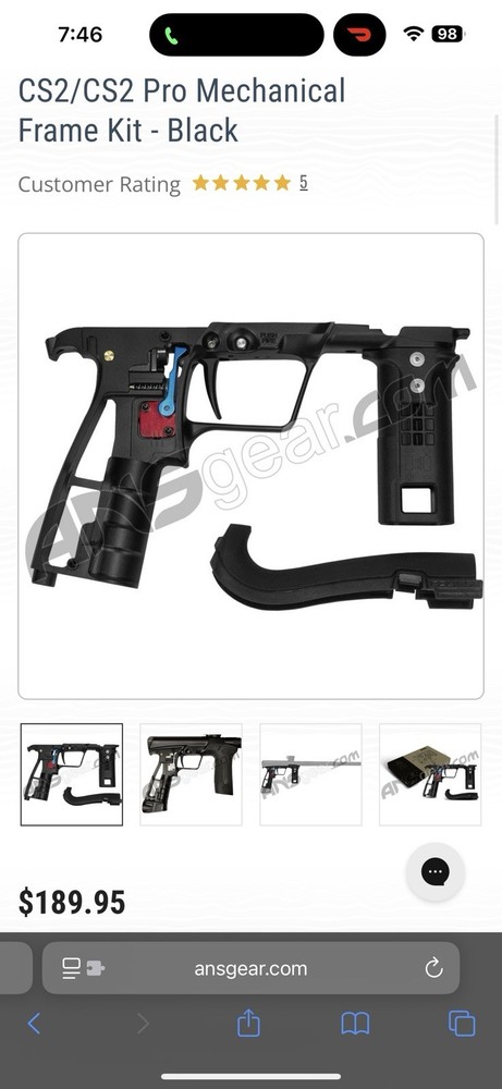 Planet Eclipse Project CS2 Paintball Marker - Gold