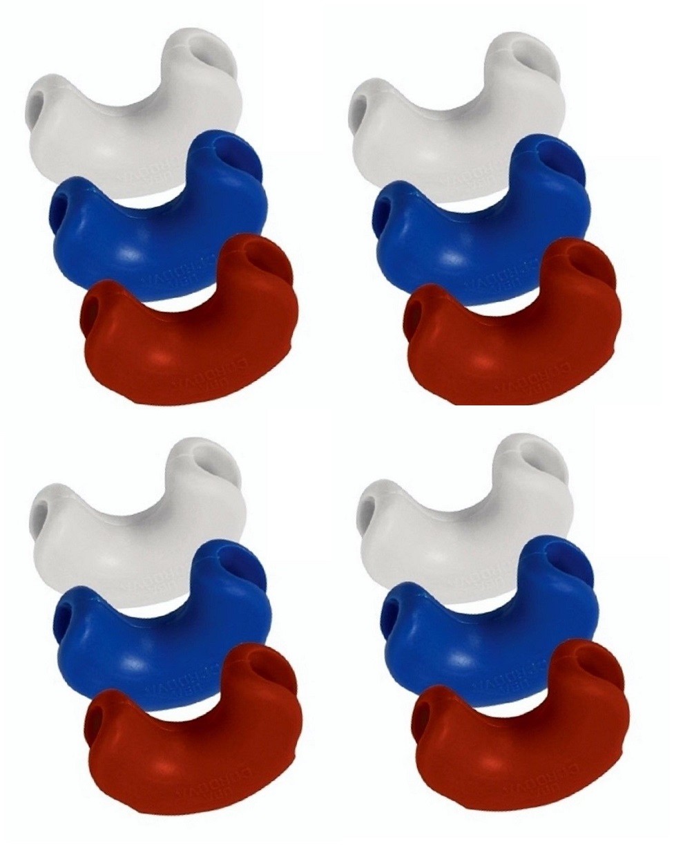 Lariat Rope Speed Burners 12 Piece Lot Red White Blue Cactus Ropes New Free Ship