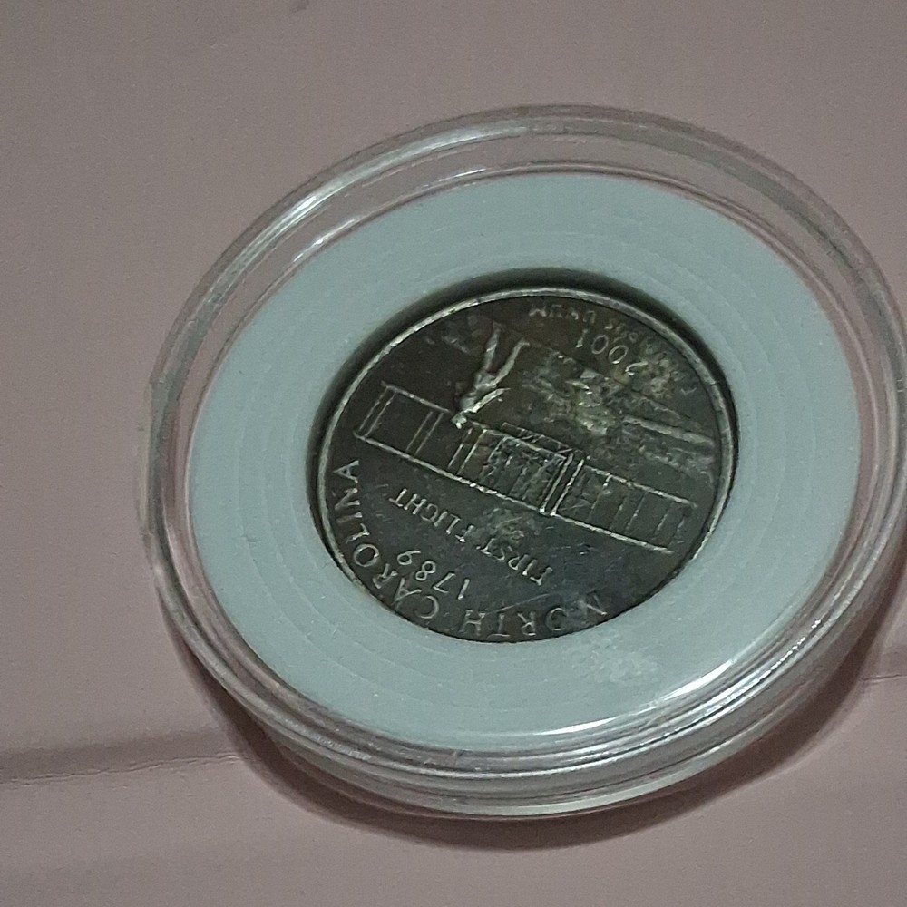 Copper Strike Quarter 2001 Coin Error