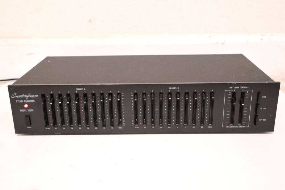 Soundcraftsmen SE550 equalizer - Tested Working