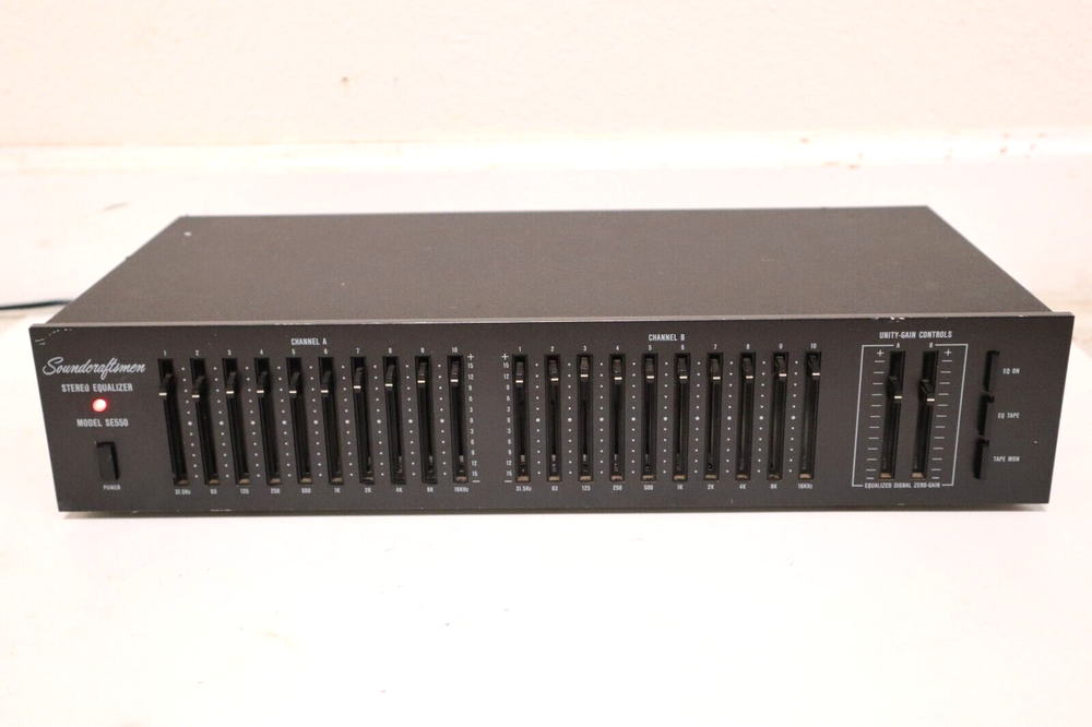 Soundcraftsmen SE550 equalizer - Tested Working
