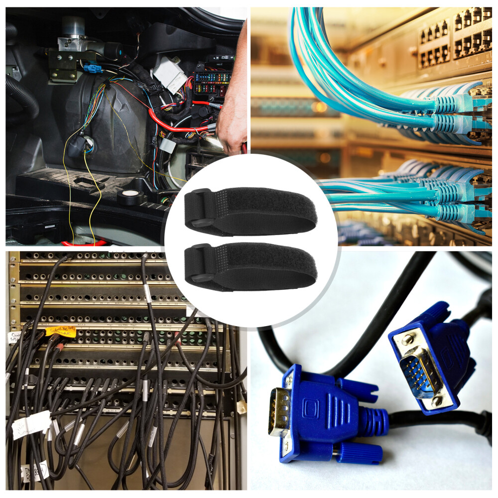 12PCS Office Organizer Cable Fixing Straps Gear Replacement Straps