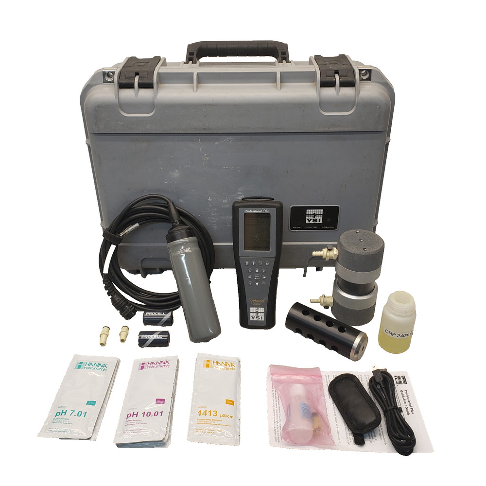 YSI ProPlus Instrument + ProComm II Saddle & ProQuatro 4m Quad Sensor Probe Kit