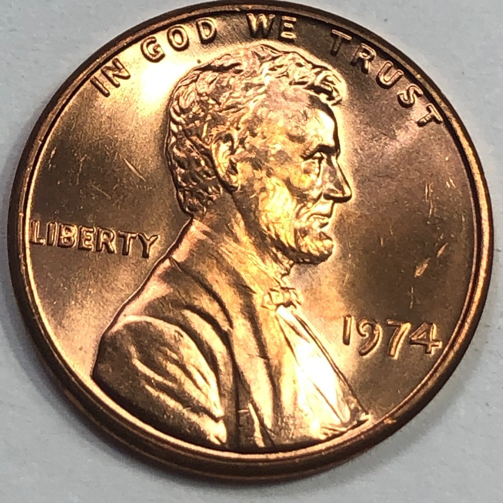 1974 P - Lincoln Memorial Cent