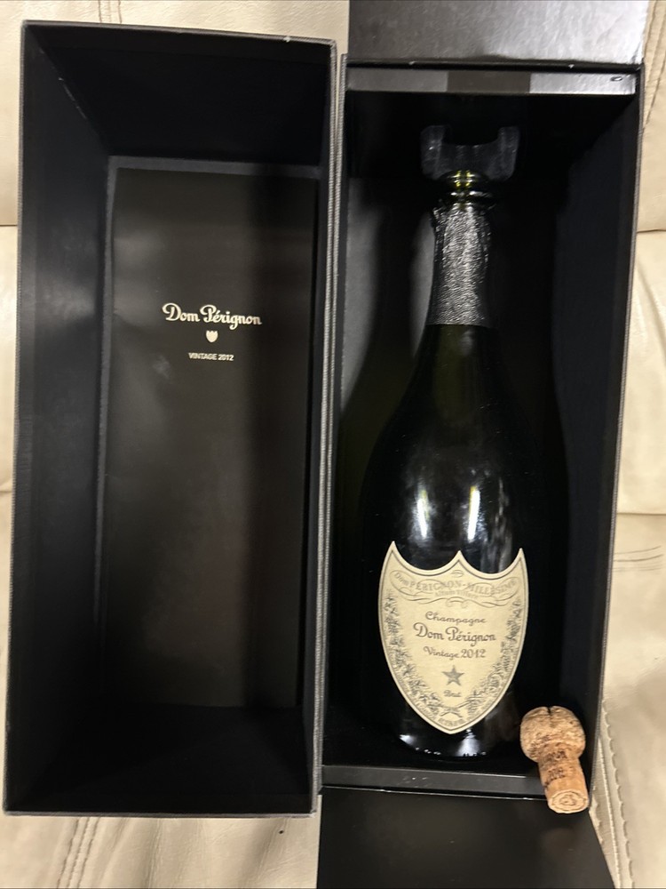 Dom Perignon Vintage 2012 Empty Bottle With Box Inserts Cork Champagne