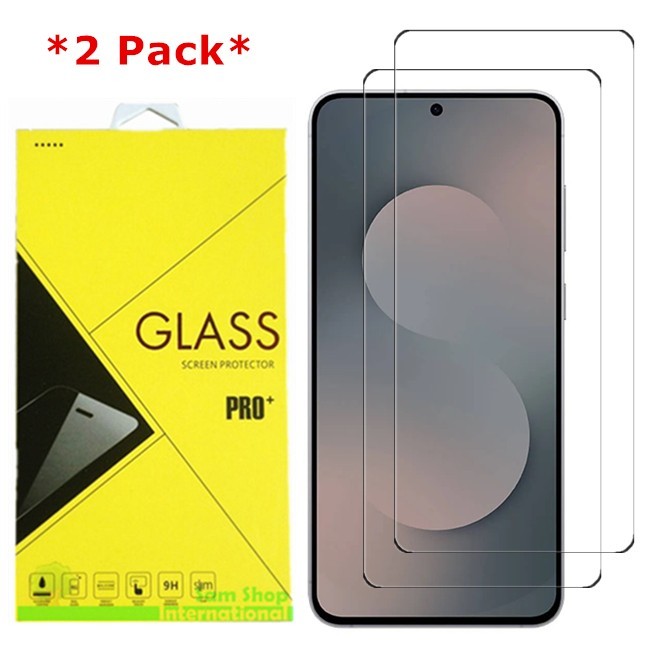 2-Pack Premium 9H Tempered Glass Screen Protector For Samsung Galaxy S25 FE