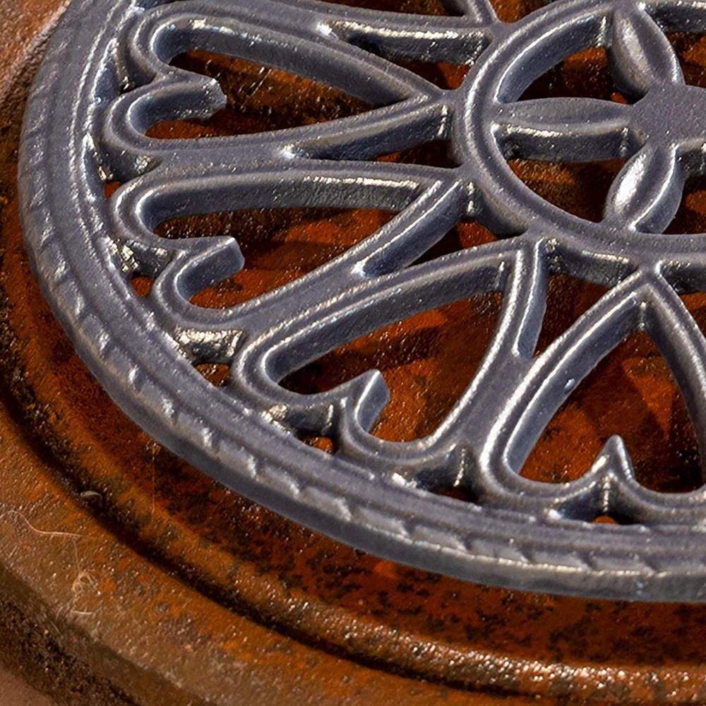 Blue-Black Sunburst Trivet