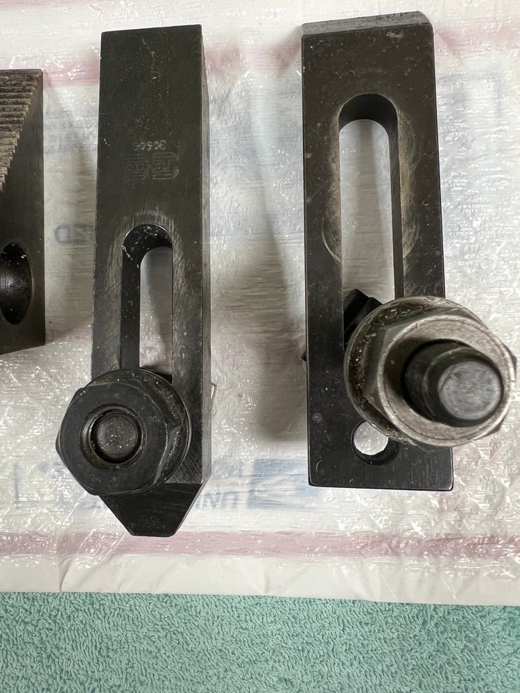 Mill Serrated Triangle Step Blocks & Hold Downs w/ T-Bolts Mill or Drill Tools