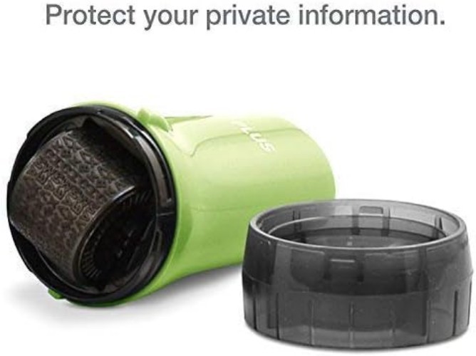 Plus Advanced Roller Stamp for Identity Theft Prevention - Compact & Effective