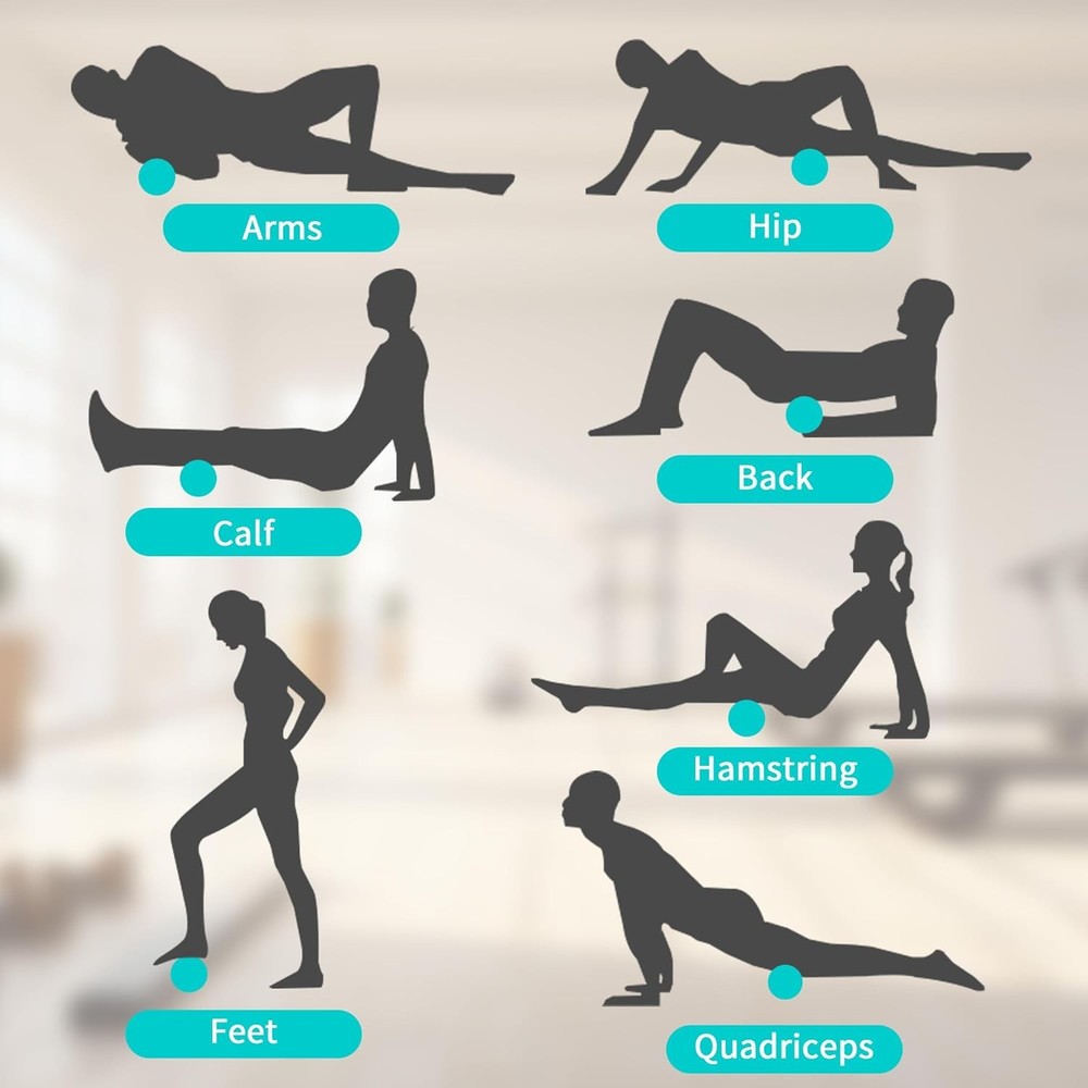 High-Density Vibrating Fo Roller Bla Customizable Speeds for Deep