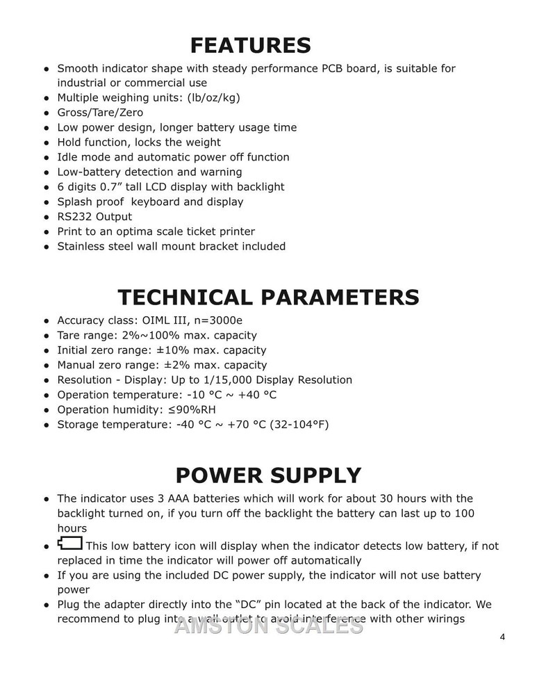 LCD SCALE CONTROLLER BRAIN SENSOR FORCE GUAGE COMPUTER TRANSDUCER PEAK HOLD
