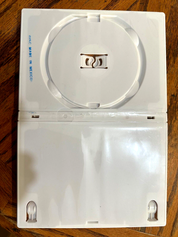 Empty WHITE Solid Standard DVD Storage Cases Lot of 10 EXCELLENT CONDITION