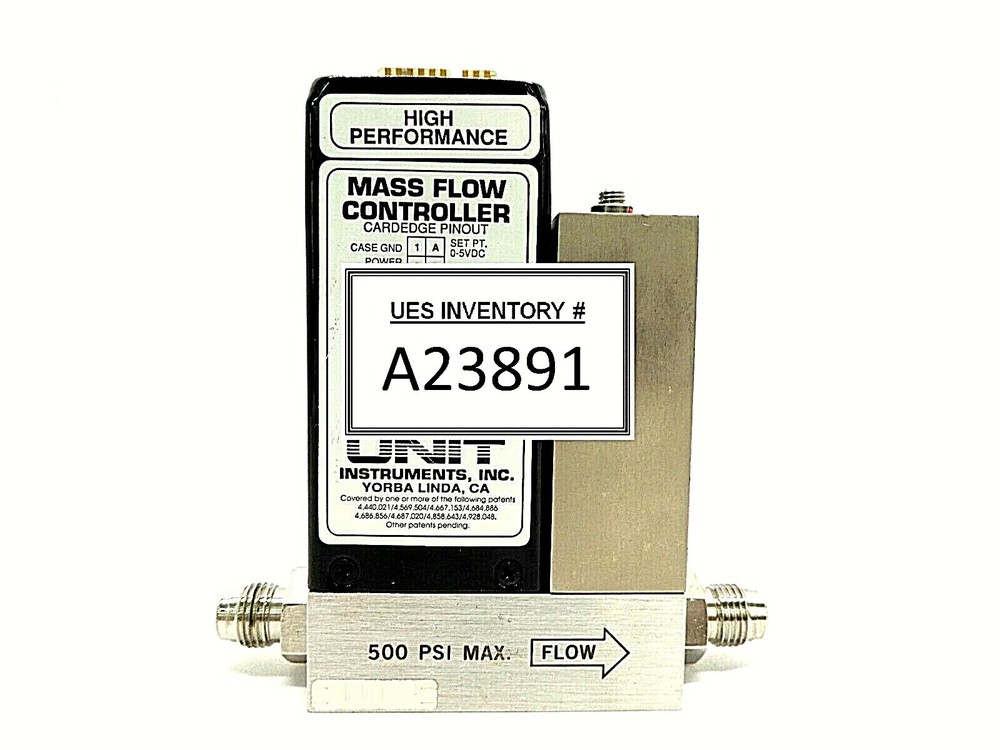 UNIT Instruments 1200-101288 Mass Flow Controller MFC UFC-1200A 100 SCCM SiCl4