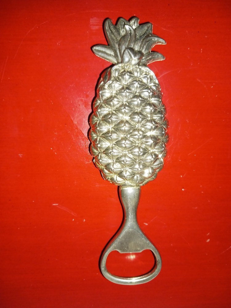 Silver Pineapple Shaped Bottle Opener