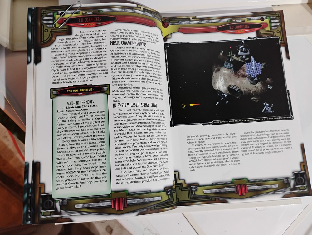 Trinity Technology Manual (2001) White Wolf WW9200 Trinity RPG Sourcebook