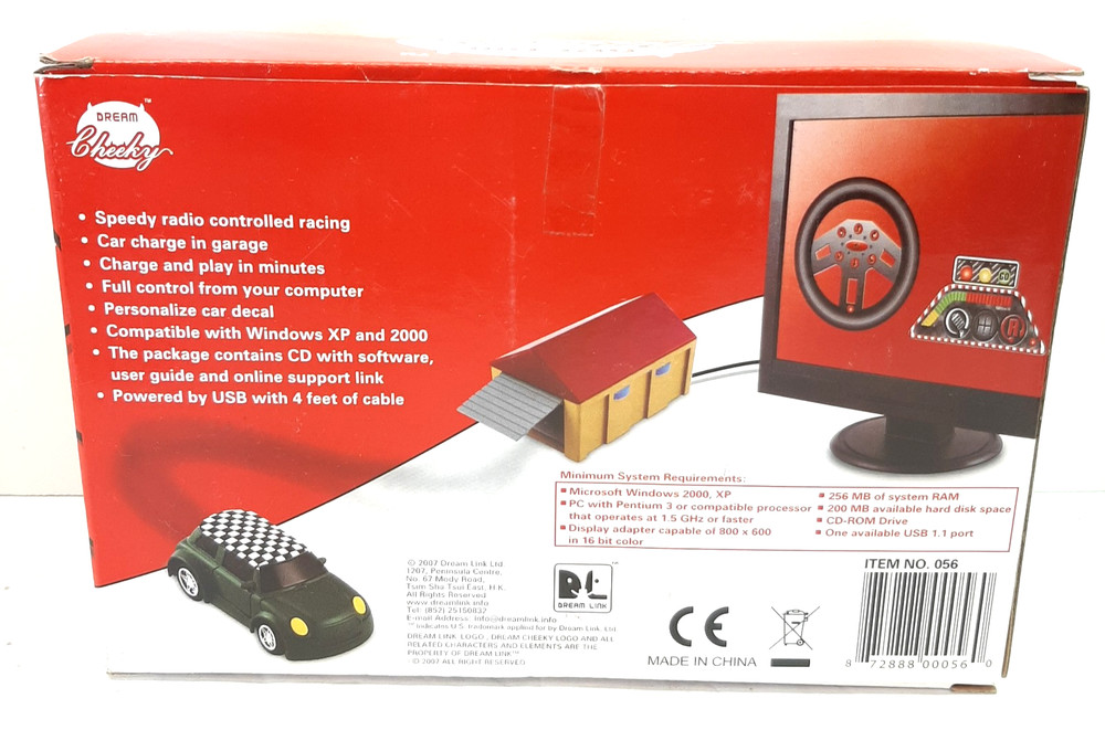 Remote Control USB Car (Mini) ~ NOS in box, software included. Mini Cooper B&L