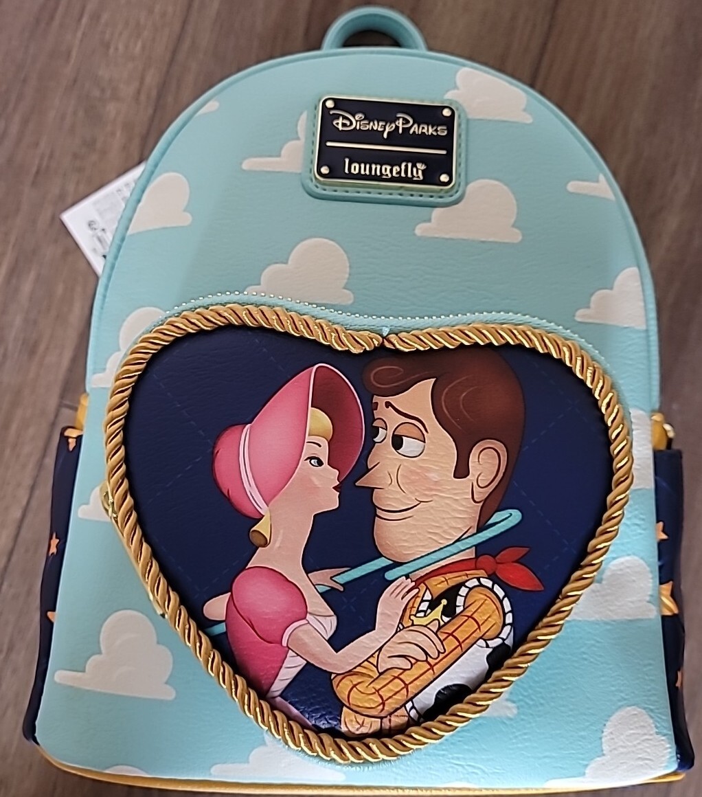 NEW Disney Parks Loungefly Mini Backpack Toy Story Woody Bo Peep Sheep Heart