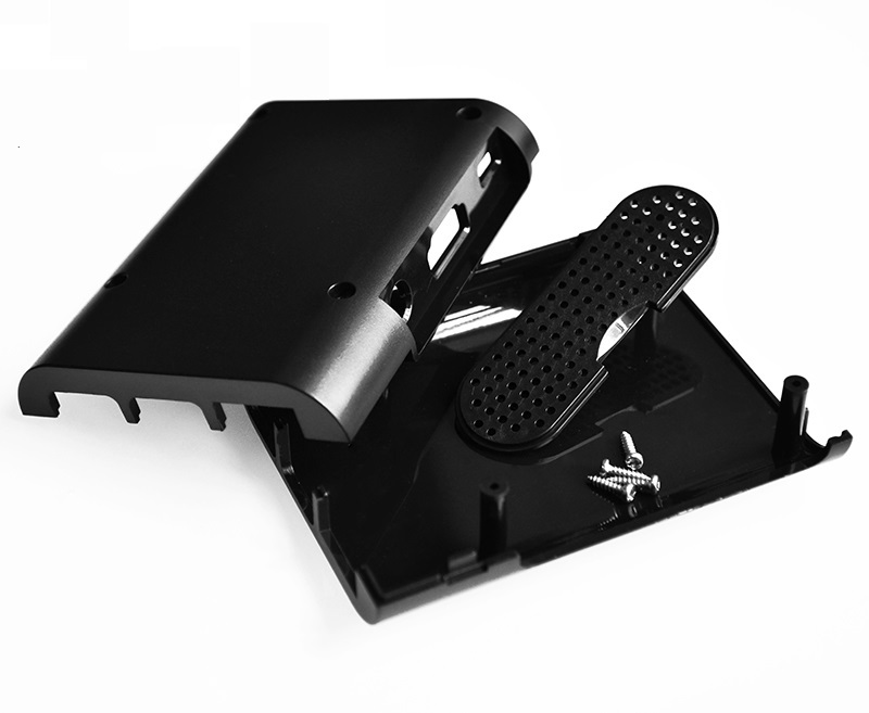 1PCS NEW Black ABS Protective Enclosure Case Box Computer Raspbe CA