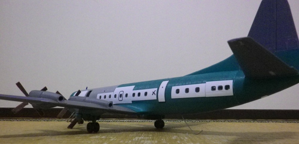 Lockheed L-188A Electra (3D fabricated 1/72 ABS kit)