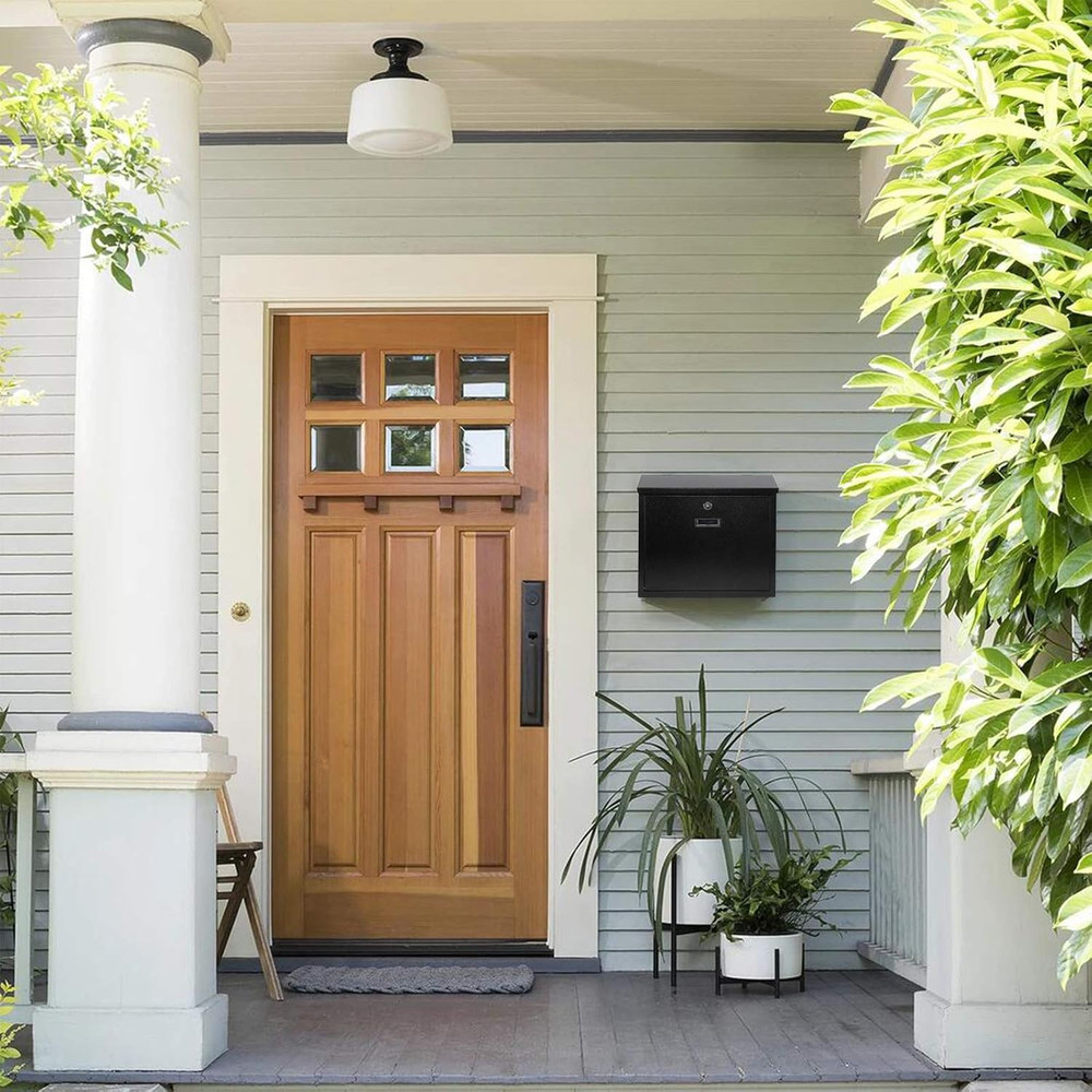 Mail Boxes with Key Lock,Locking Mailbox Wall Mounted,Security Mailbox with Lock