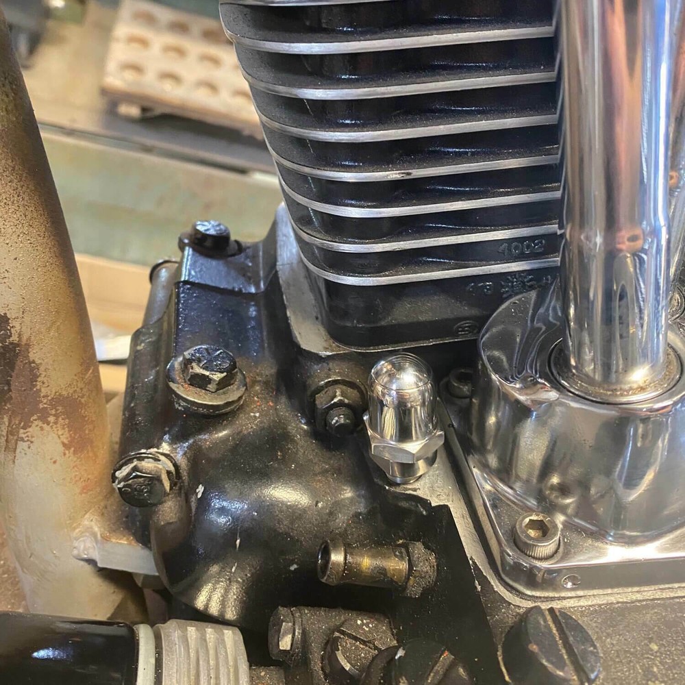 FNA Custom Cycle Pop Top Oil Pressure Indicator