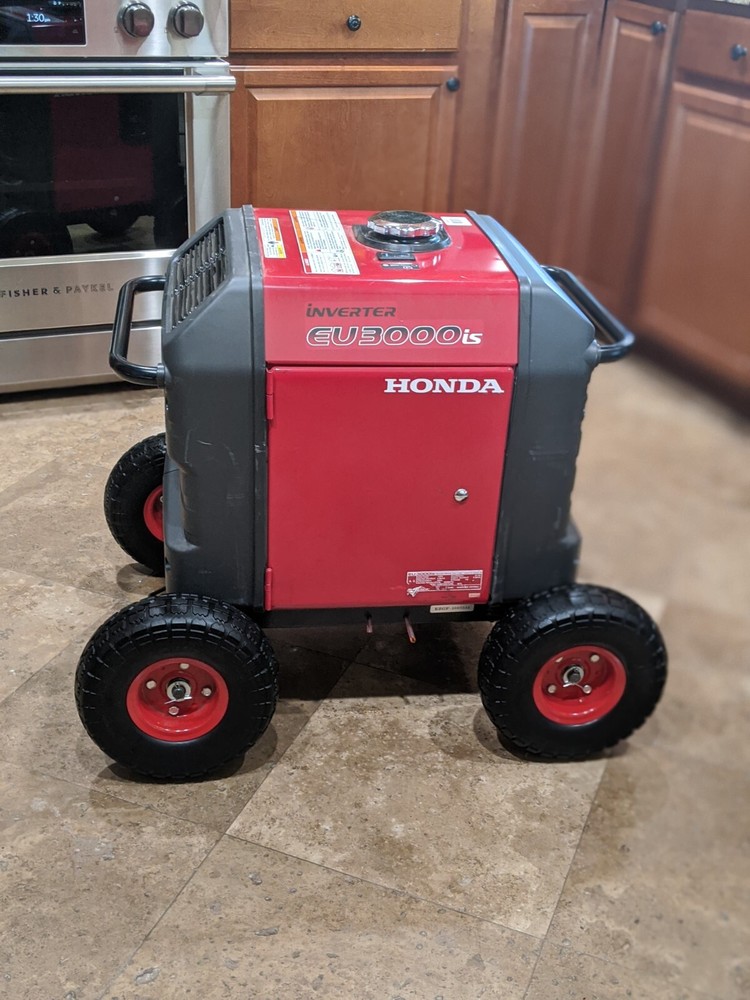 Wheel Kit for Honda Generator EU3000is - SOLID NEVER FLAT TIRES - All Terrain!!