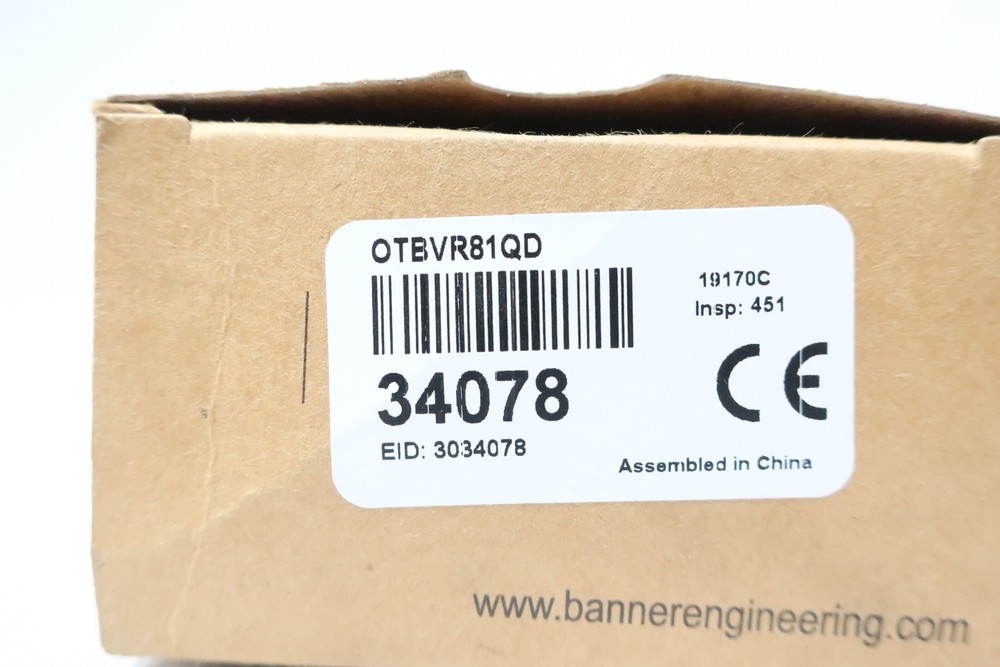 Banner 34078 OTBVR81QD Touch Button