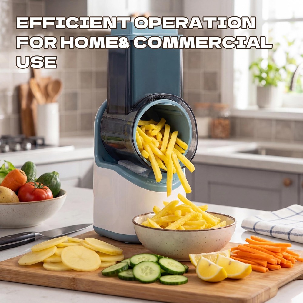 Electric Vegetable Chopper, Multifunctional Automatic Slicer Dicer, Stainless...