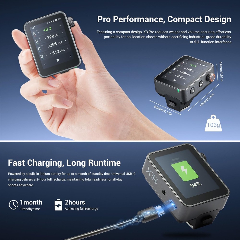 Godox X3 Pro-N Wireless Flash Trigger Transmitter, TTL & HSS Compatible with,...
