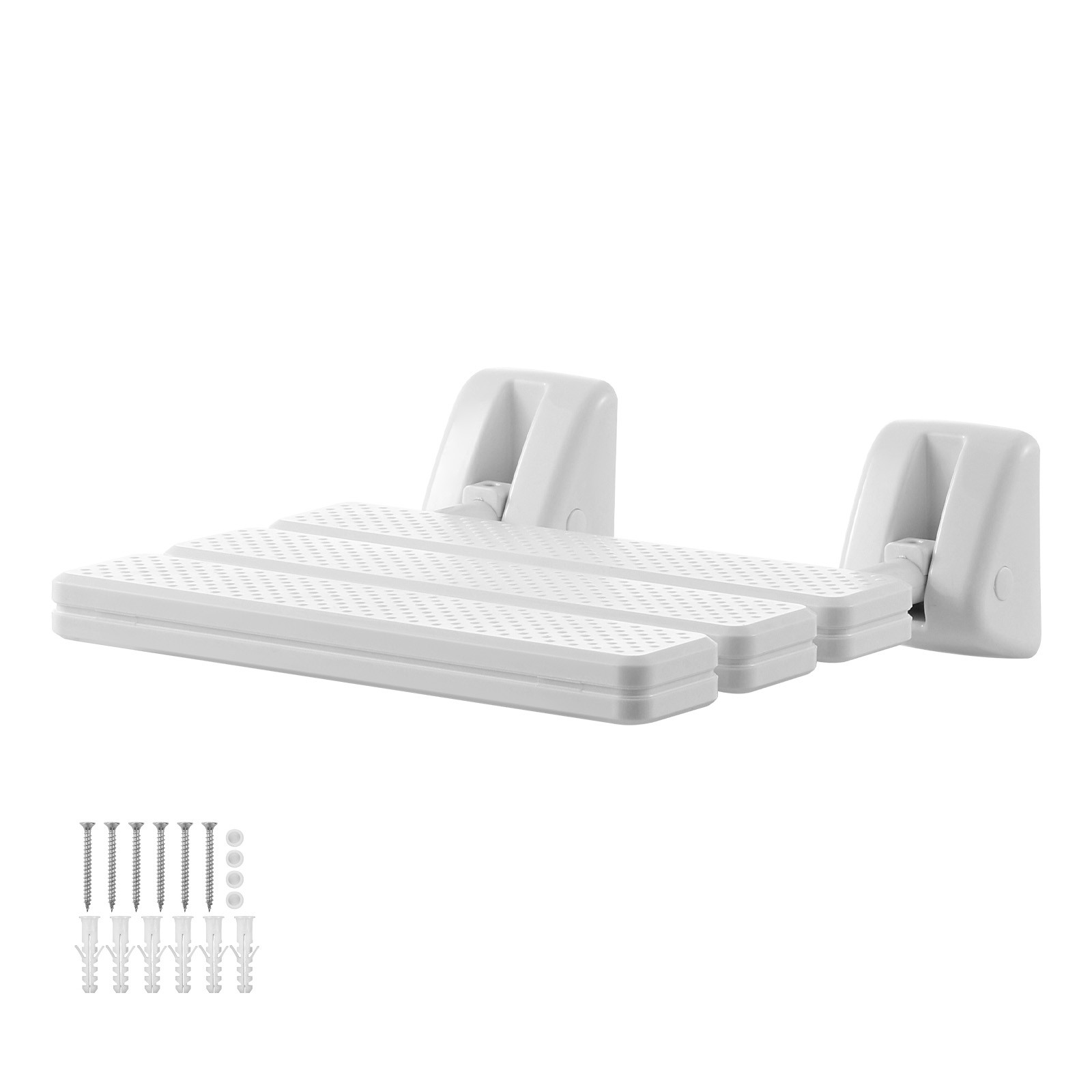 Uimoso Foldable Wall-Mounted Shower Seat with 220 lbs Capacity