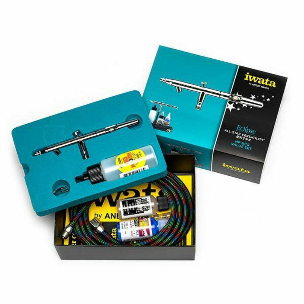 Iwata Eclipse HP-BCS Value Airbrush Set, Model ECL2001